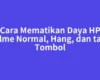Cara Mematikan Daya HP Realme Normal, Hang, dan tanpa Tombol
