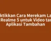Praktikkan Cara Merekam Layar HP Realme 5 untuk Video tanpa Aplikasi Tambahan