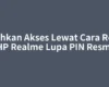 Pulihkan Akses Lewat Cara Reset HP Realme Lupa PIN Resmi