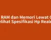 Cek RAM dan Memori Lewat Cara Melihat Spesifikasi Hp Realme