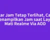 Agar Jam Tetap Terlihat, Cara Menampilkan Jam saat Layar Mati Realme Via AOD