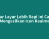 Biar Layar Lebih Rapi Ini Cara Mengecilkan Icon Realme